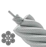 ART-8236 Paslanmaz Çelik Halat 7x19