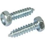 A2 304 Paslanmaz Altıköse Başlı Sac Vidası DIN-7976 M4.2 Inox Sivri Uçlu Sac Vidası