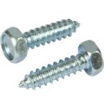 A2 304 Paslanmaz Altıköse Başlı Sac Vidası DIN-7976 M6.3 Inox Sivri Uçlu Sac Vidası