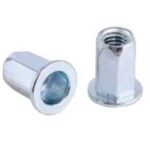 A2 304 ART-1029 Paslanmaz Altıköşe Flanşlı Perçin Somunu