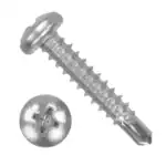 A2 304 Paslanmaz YSB Matkap Uçlu Vida DIN 7504-M3.5