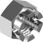 DIN-935 Taçlı Somun - Paslanmaz Çelik